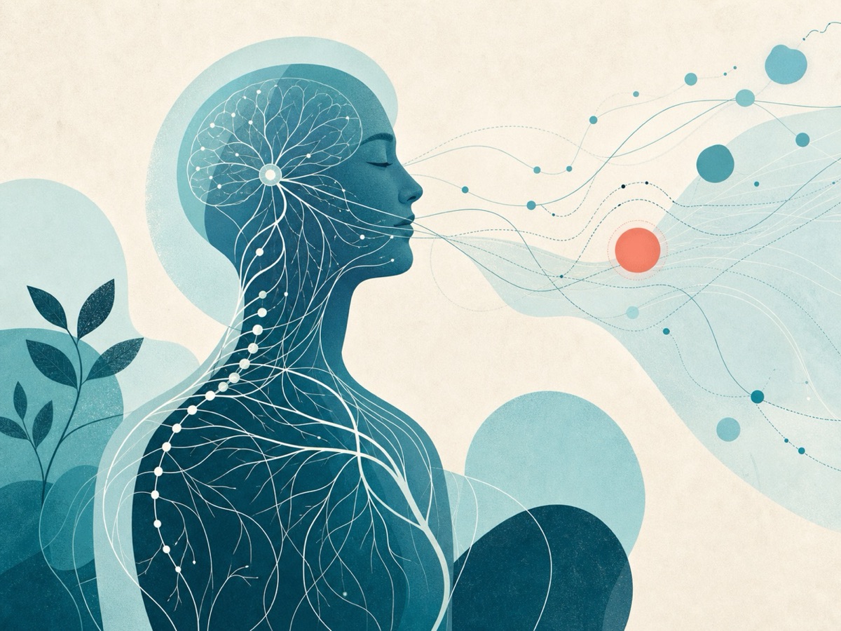 An abstract nervous system illustration for understanding contemporary pain